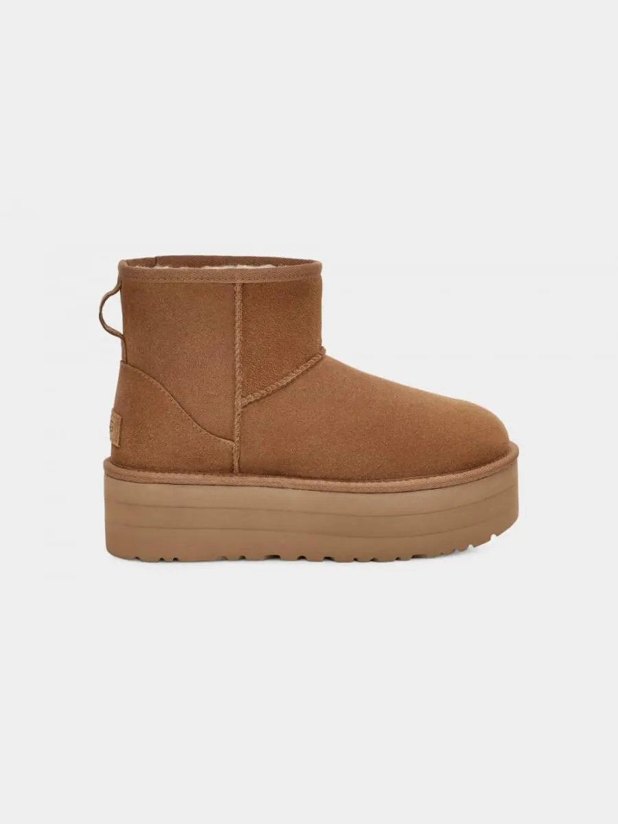 UGG Classic Mini Platform — изображение 3 из 4, каштановый