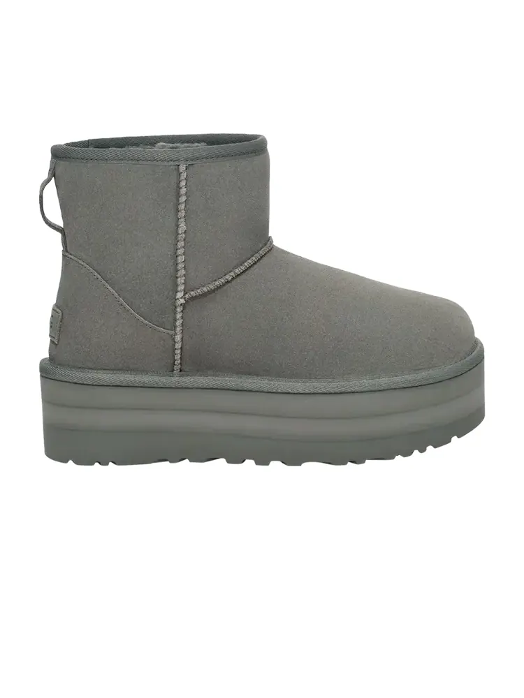 Угги UGG Classic Mini Platform — изображение 1 из 1, серый
