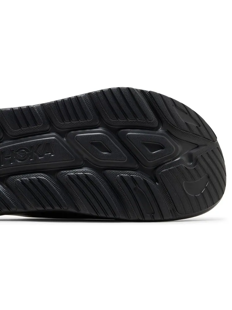 Шлепанцы HOKA Ora Recovery Slide 3 'Black' — изображение 5 из 8, черный