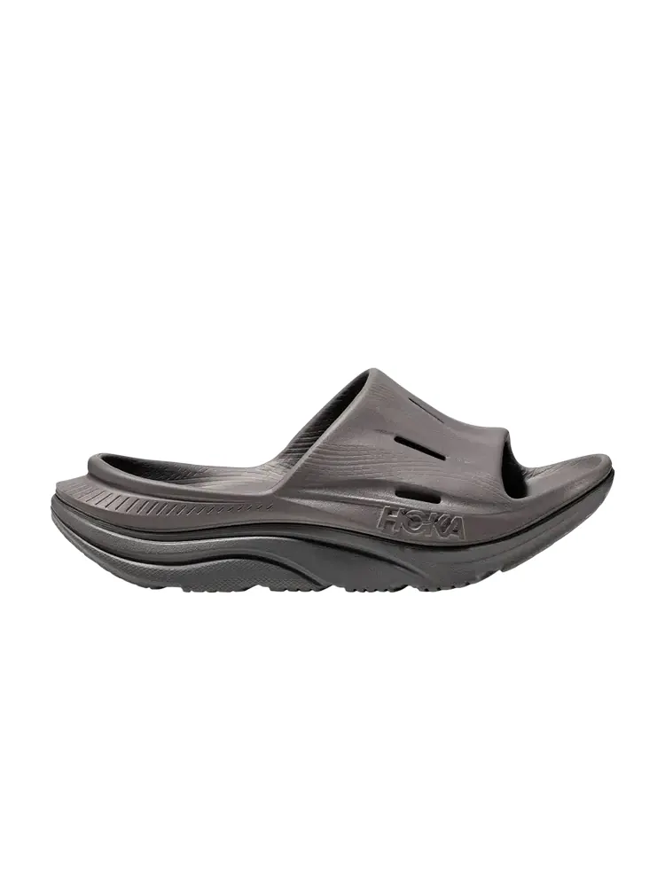 Кроссовки HOKA Ora Recovery Slide 3 'Grey' — изображение 1 из 1, серый