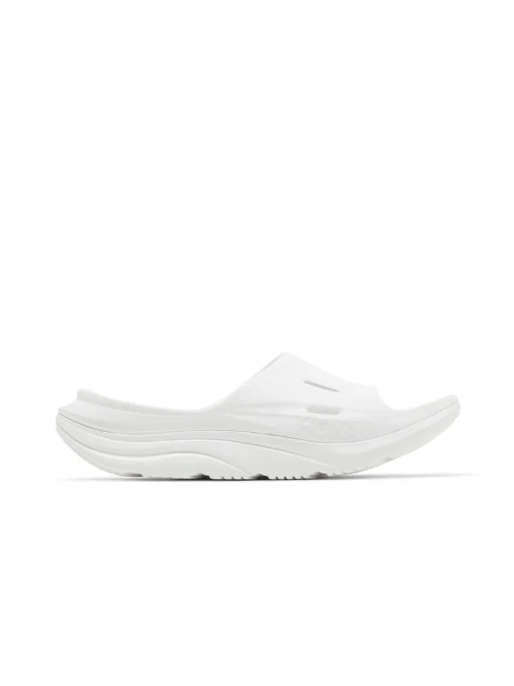 Кроссовки HOKA Ora Recovery Slide 3 'Triple White' — изображение 1 из 4, белый