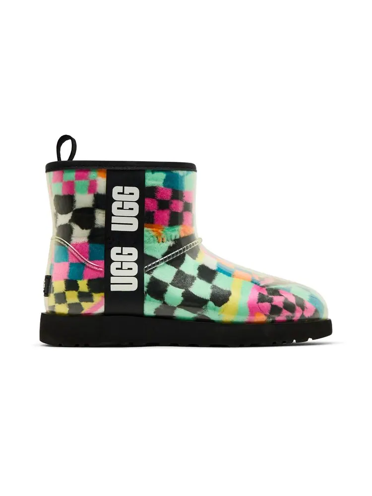 Ботинки UGG Wmns Classic Clear Mini — изображение 1 из 8, черный мульти