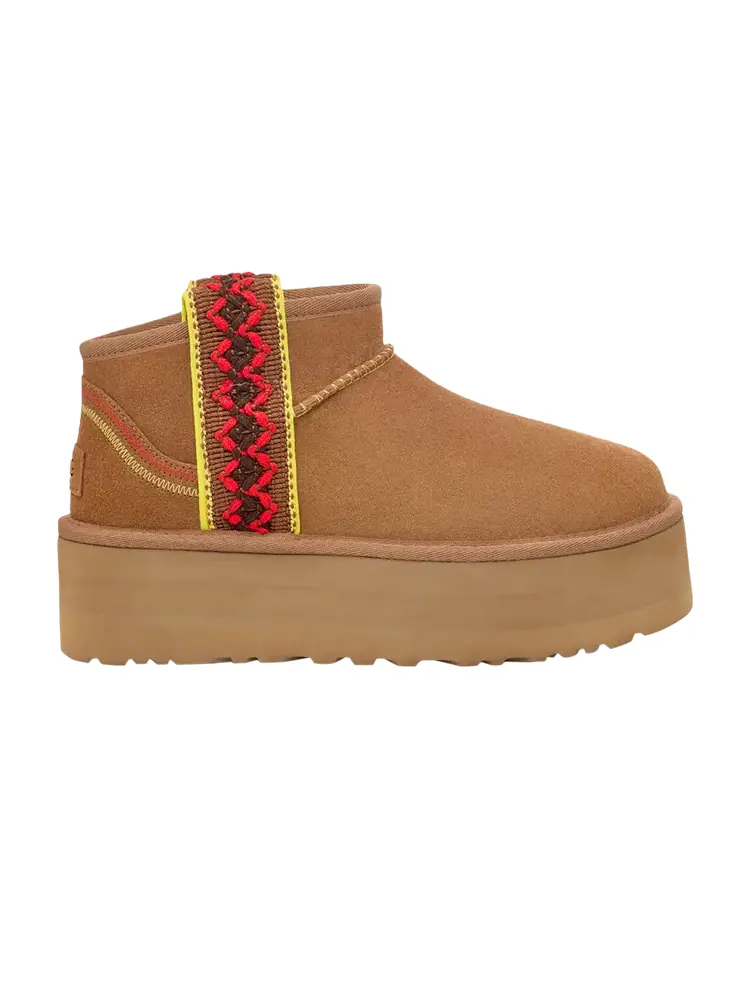 Кроссовки UGG Wmns Classic Ultra Mini Platform — изображение 1 из 1, коричневый