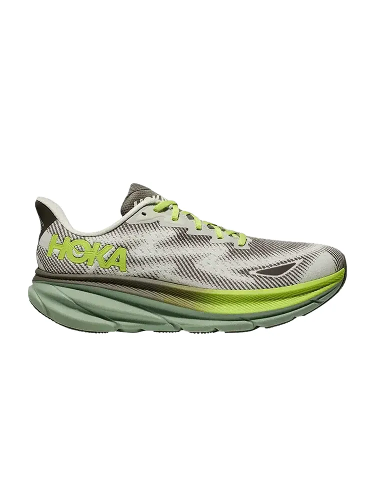 Кроссовки HOKA Clifton 9 GORE-TEX, Slate Aloe Vera — изображение 1 из 1, зеленый