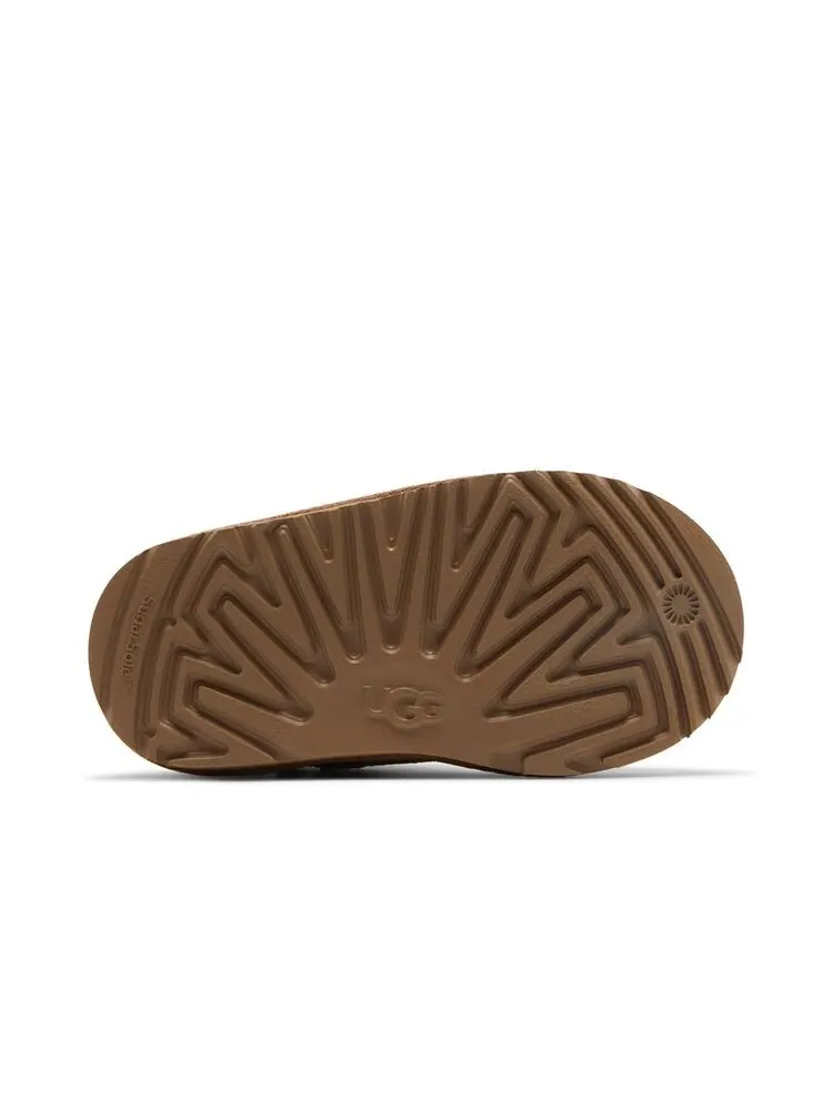 Ботинки UGG Classic Mini Zipper Tape Logo Boot Toddler Chestnut — изображение 4 из 6, орех