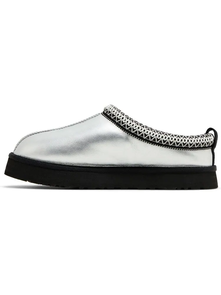 Кроссовки UGG Tazz Slipper Kids 'Silver Metallic' — изображение 3 из 4, серебристый металлик