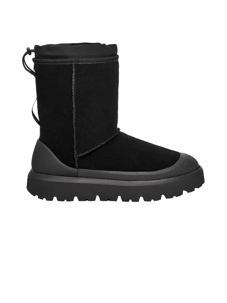 Мужские сапоги UGG Classic Weather Hybrid из замши и кожи — изображение 1 из 1, черный