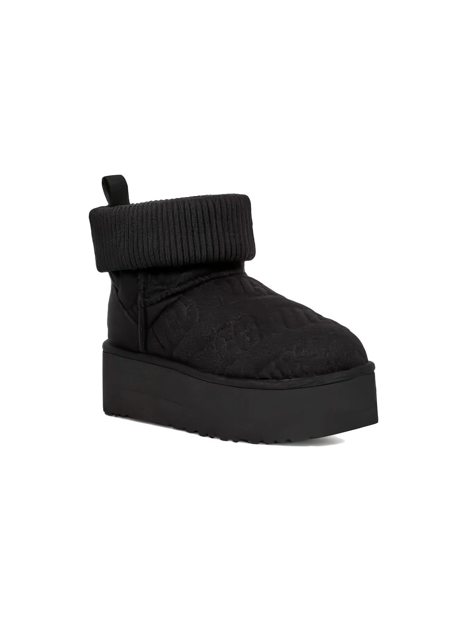 Женские ботинки UGG Classic Mini на платформе — изображение 3 из 4, черный