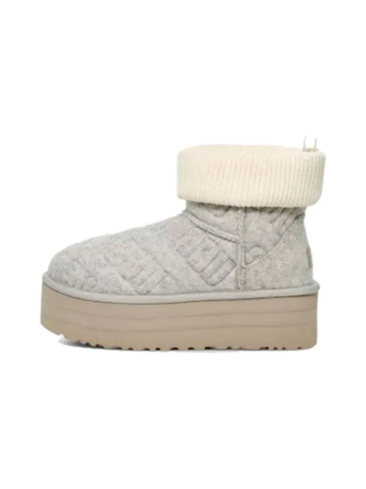 Женские зимние ботинки UGG с узором — изображение 1 из 5, серый