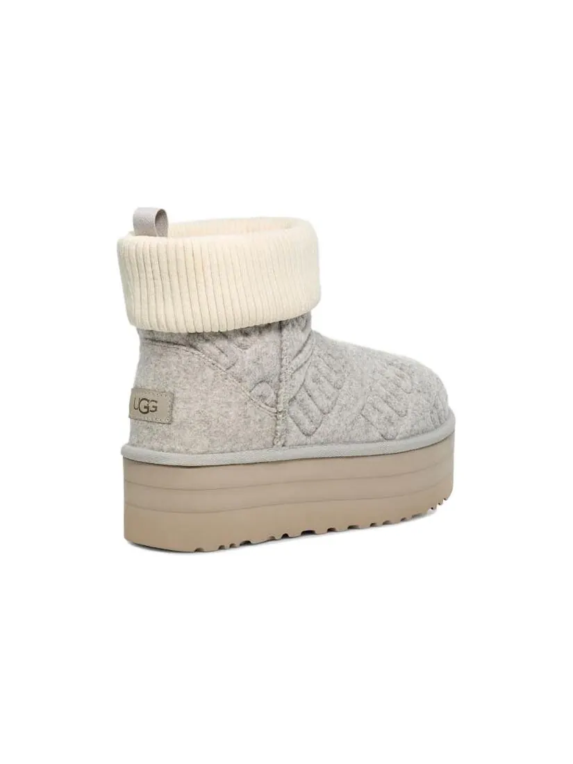 Женские зимние ботинки UGG с узором — изображение 4 из 5, серый