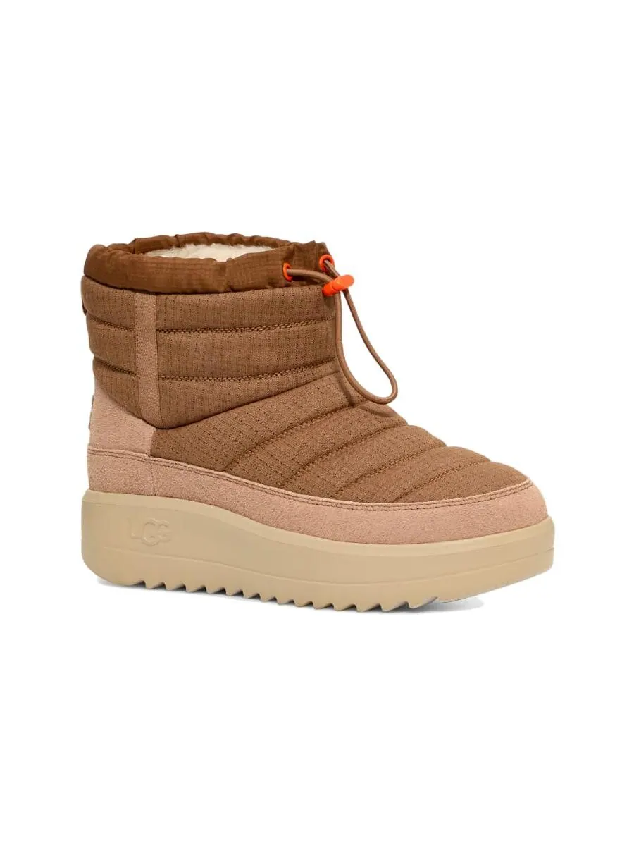 Ботильоны мужские Ugg стеганые на кулиске — изображение 3 из 4, коричневый