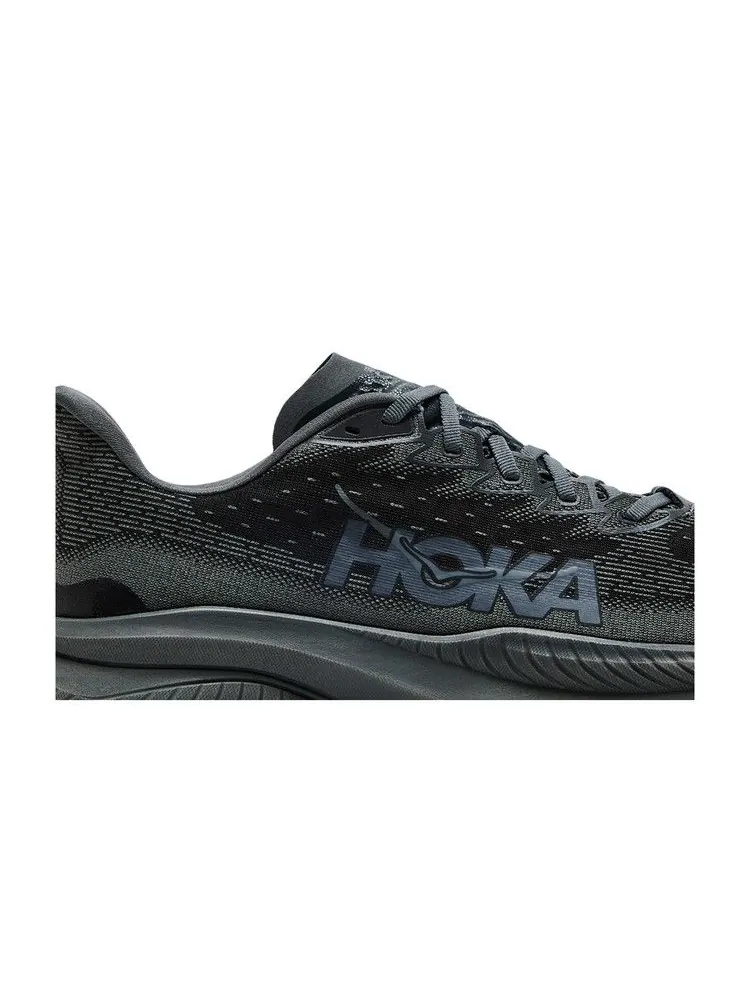 Кроссовки HOKA Mach 6 'Triple Black' — изображение 3 из 9, черный/черный