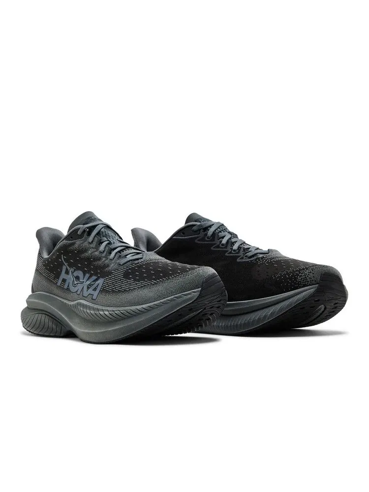 Кроссовки HOKA Mach 6 'Triple Black' — изображение 9 из 9, черный/черный