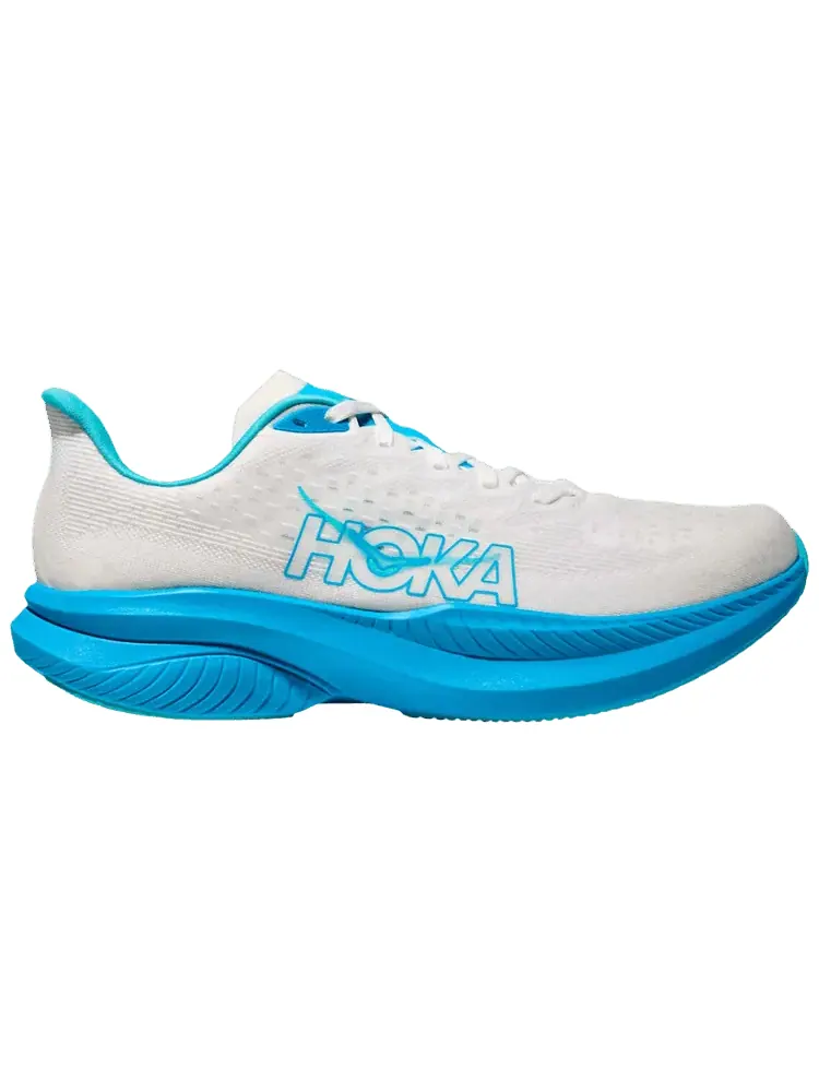 Кроссовки HOKA Mach 6 'White Skyward Blue' — изображение 1 из 1, белый