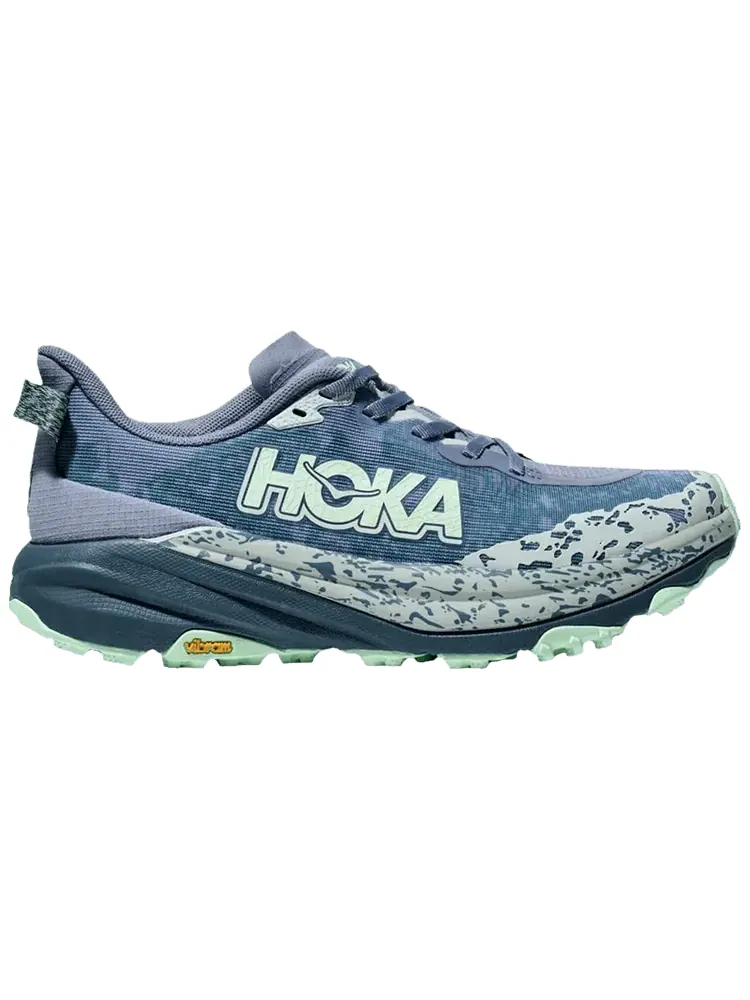 Кроссовки HOKA Wmns Speedgoat 6 Wide 'Moonlight Thunder Cloud' — изображение 1 из 1, синий