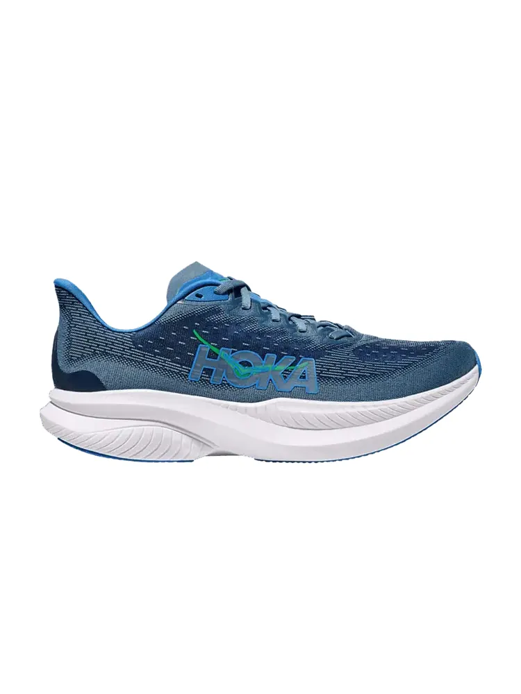 Кроссовки HOKA Mach 6 Wide 'Downpour Thunder Cloud' — изображение 1 из 1, голубой