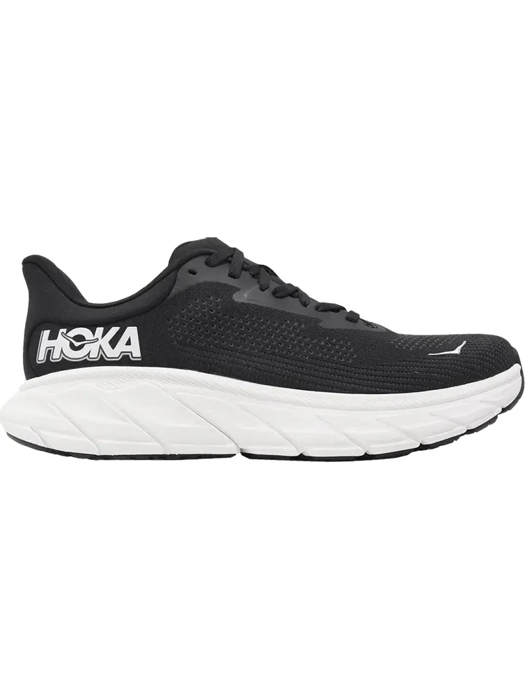 Женские кроссовки Hoka Arahi 7 Wide 'Black White' — изображение 1 из 1, черный