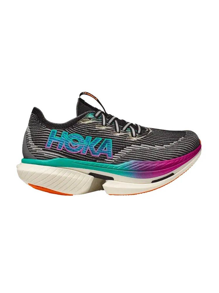 Кроссовки HOKA Cielo X1 Black Electric Aqua — изображение 1 из 1, черный