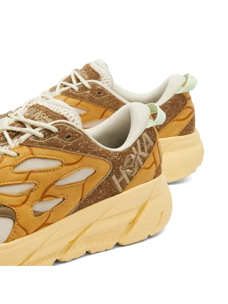 Кроссовки Hoka One One Clifton L Suede TP — изображение 7 из 7, коричневый/бежевый/синий