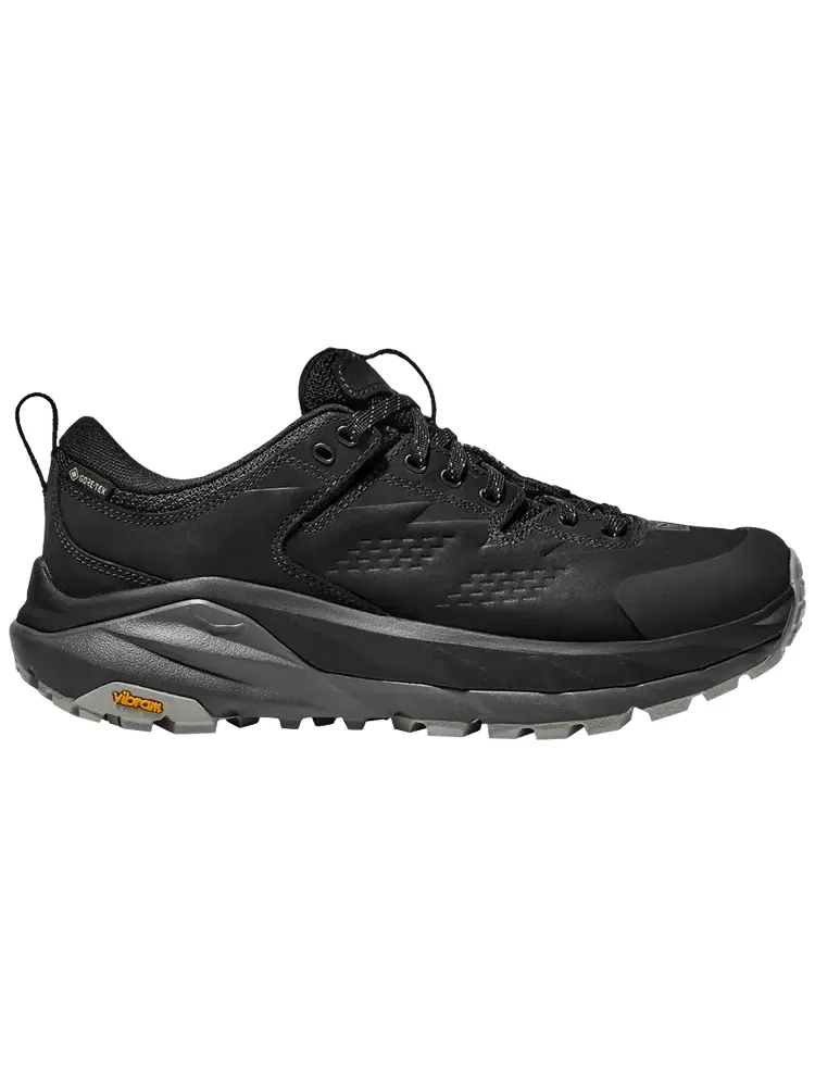 Кроссовки HOKA Kaha Low GORE-TEX 'Black Satellite Grey' — изображение 1 из 1, черный серый