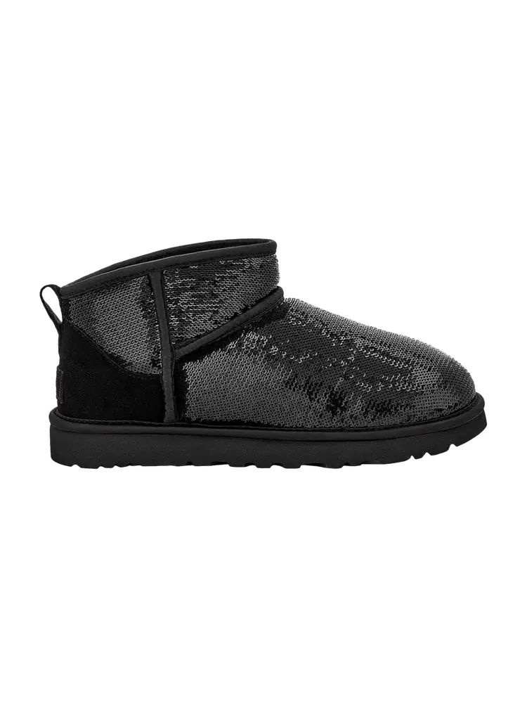 Ботинки UGG Wmns Classic с пайетками — изображение 1 из 1, черный