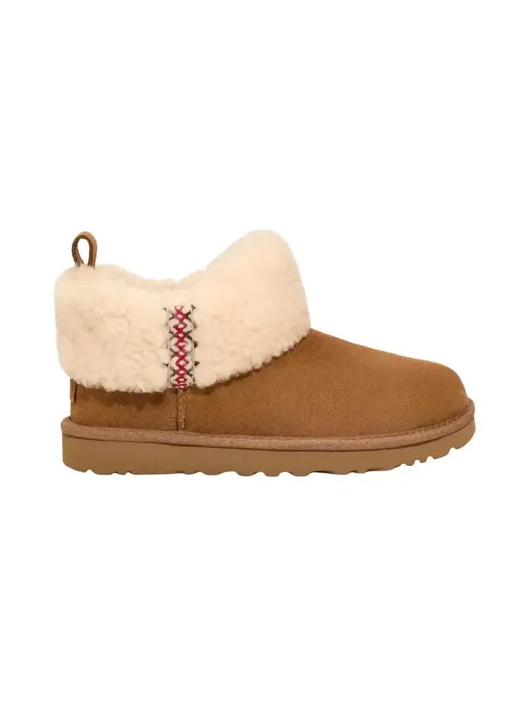 Женские ультрамини-сапоги с плетеным верхом UGG — изображение 1 из 1, орех