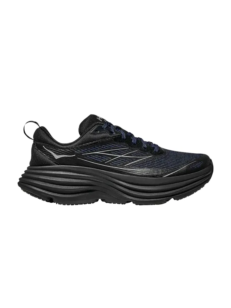 Кроссовки HOKA Bondi 8 Caged 'Stealth Tech Pack - Midnight Blue Black' — изображение 1 из 6, синий/черный