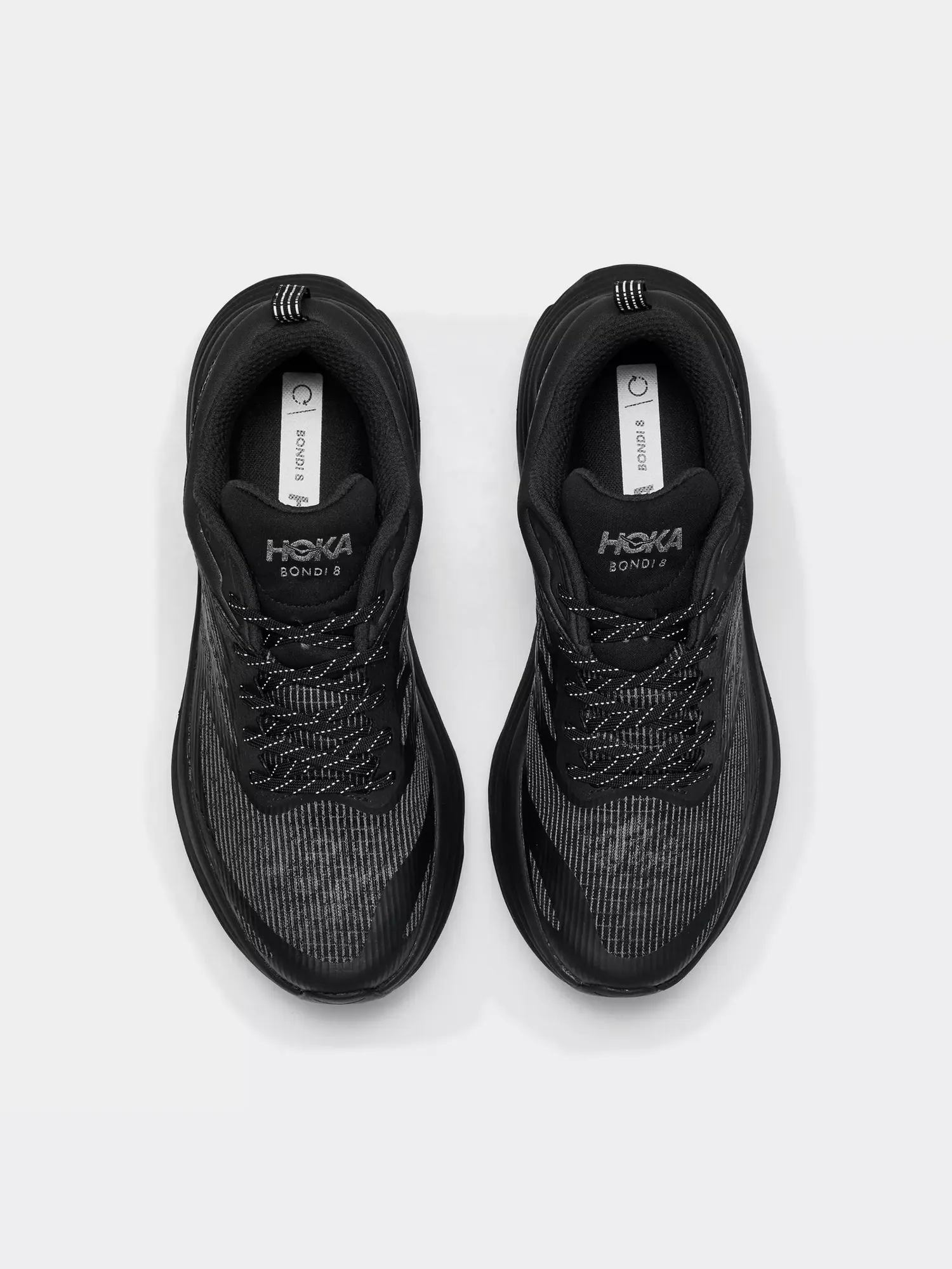 Кроссовки HOKA Bondi 8 Caged 'Stealth Tech Pack - Midnight Blue Black' — изображение 5 из 6, синий/черный