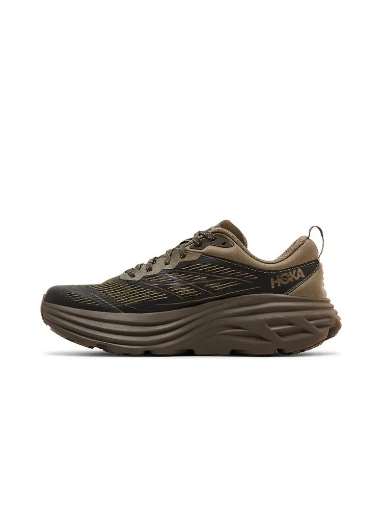 Кроссовки HOKA Bondi 8 Caged Stealth Tech Pack — изображение 3 из 6, коричневый