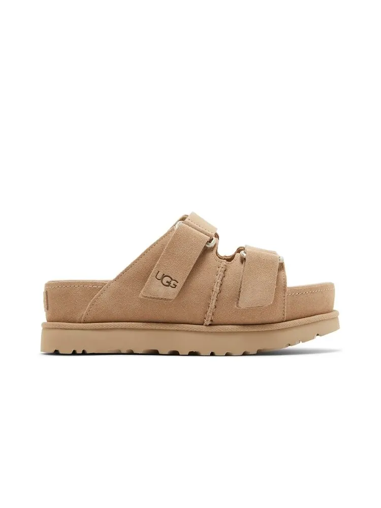 Кроссовки UGG Wmns Goldenstar Hi Slide — изображение 1 из 4, бежевый