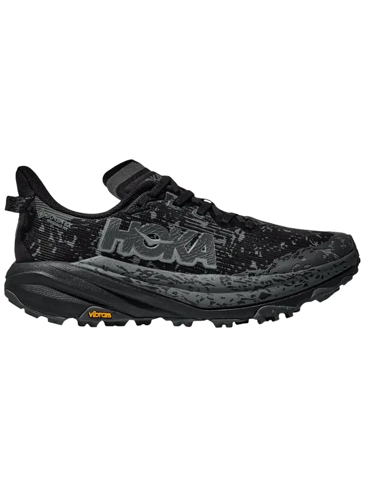 Кроссовки HOKA Speedgoat 6 GORE-TEX 2E Wide 'Black Outer Orbit' — изображение 1 из 1, черный