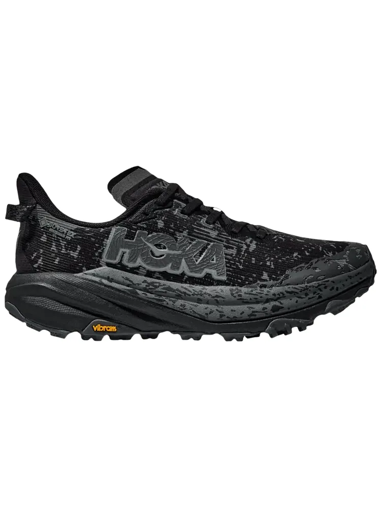 Кроссовки HOKA Wmns Speedgoat 6 GORE-TEX Wide 'Black Outer Orbit' — изображение 1 из 1, черный