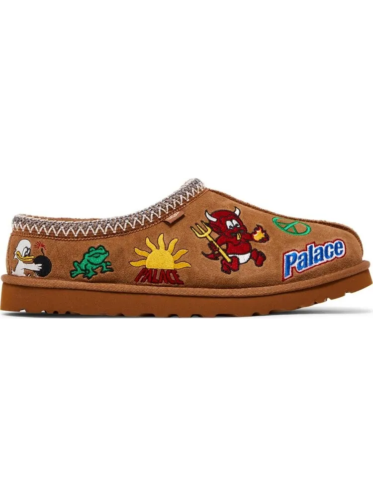Кроссовки Palace x Tasman Slipper 'Chestnut' — изображение 1 из 4, коричневый