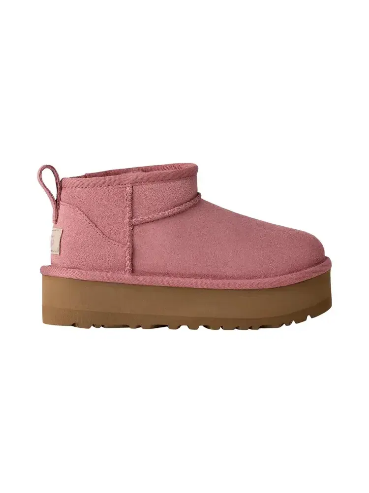 Детские ботинки UGG Classic Ultra Mini Platform Boot — изображение 1 из 1, розовый