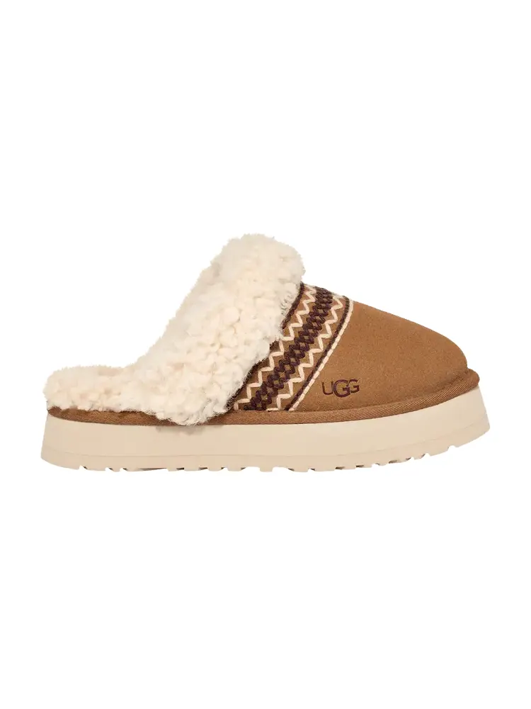 Шлепанцы UGG Wmns Disquette Atherson Slipper Chestnut — изображение 1 из 1, коричневый