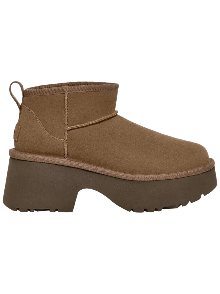 Женские классические ультраминиатюрные сапоги UGG New Heights Boot — изображение 1 из 1, коричневый