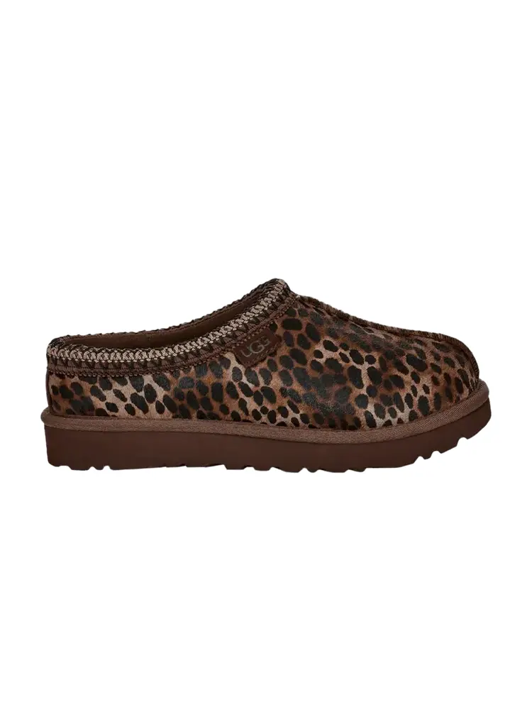 Шлепанцы UGG Wmns Tasman Caspian Slipper Burnt Cedar Cheetah — изображение 1 из 1, коричневый