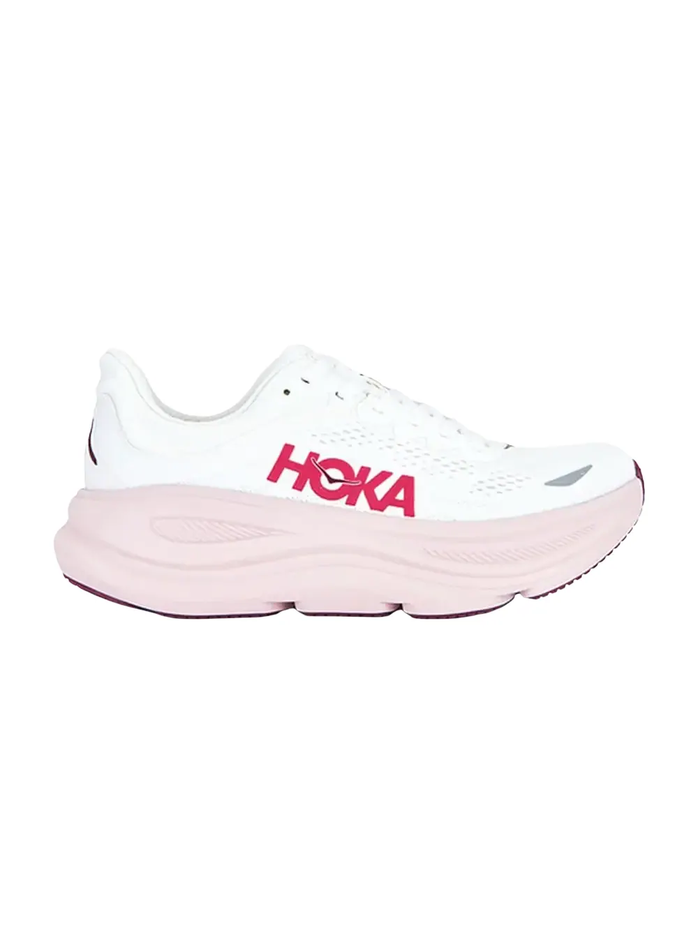 Женские кроссовки HOKA Bondi 9 — изображение 1 из 1, белый розовый