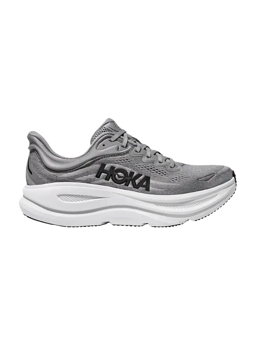 Кроссовки HOKA Bondi 9 2E Wide — изображение 1 из 1, серый/серый