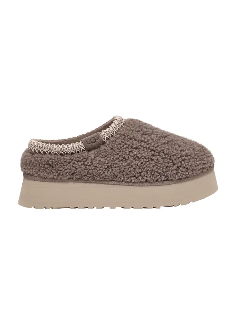Шлепанцы UGG Wmns Tazz Slipper Maxi Curly - Smoke Plume — изображение 1 из 1, серый