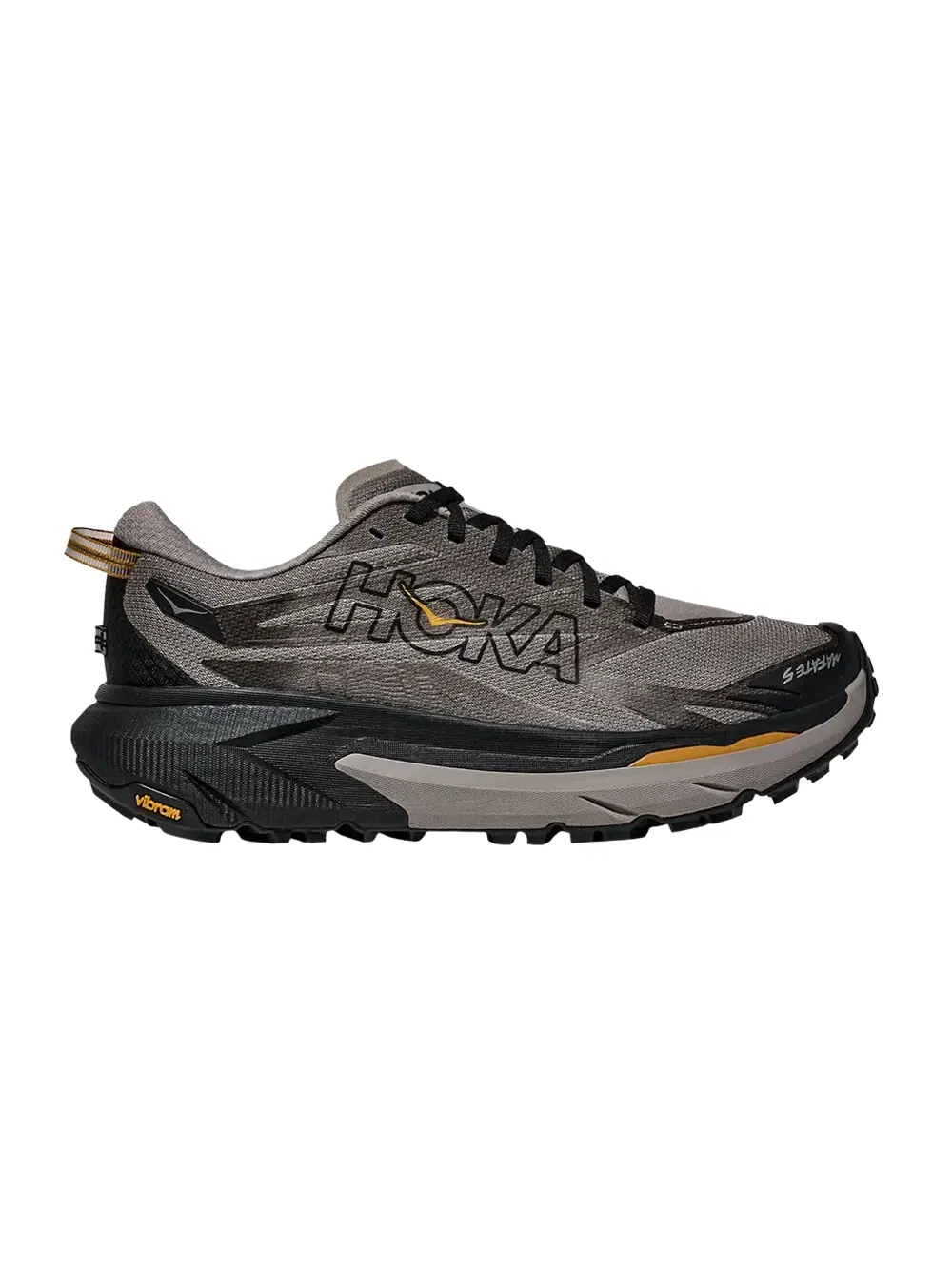 Кроссовки HOKA Mafate 5 Cement Black — изображение 1 из 1, черный