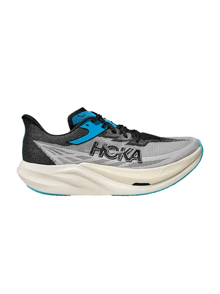 Кроссовки HOKA Rocket X 3 'White Black Blue' — изображение 1 из 1, белый/черный
