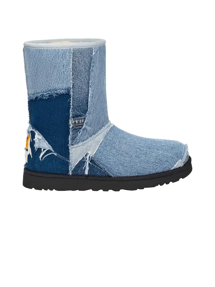 Мужские сапоги UGG Gallery Dept. x Classic Boot джинсовые комбинированные — изображение 1 из 1, синий джинсовый синий