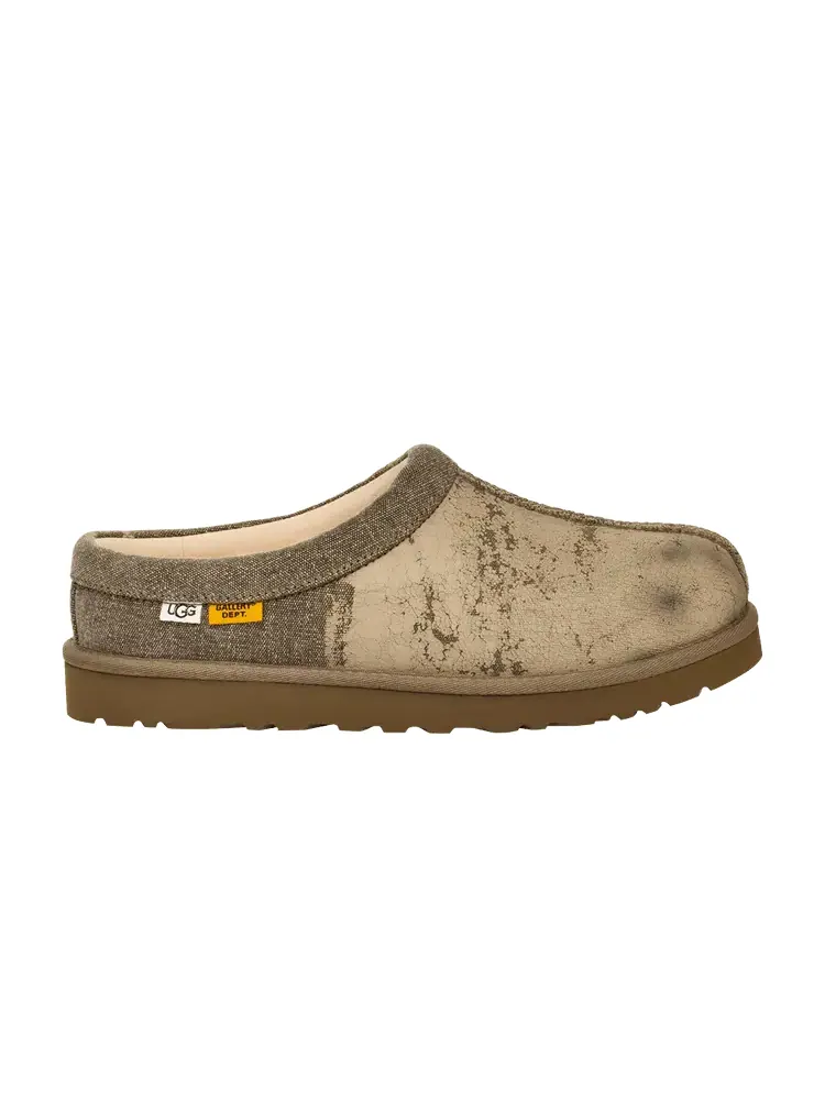 Шлепанцы UGG Gallery Dept. x Tasman Slipper Green Canvas — изображение 1 из 1, зеленый