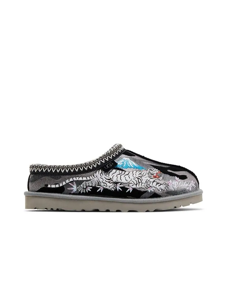 Шлепанцы UGG Palace x Tasman Slipper Black Camo — изображение 1 из 6, черный