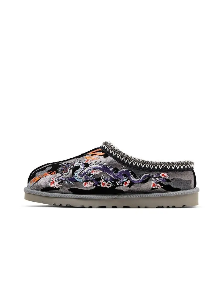 Шлепанцы UGG Palace x Tasman Slipper Black Camo — изображение 3 из 6, черный