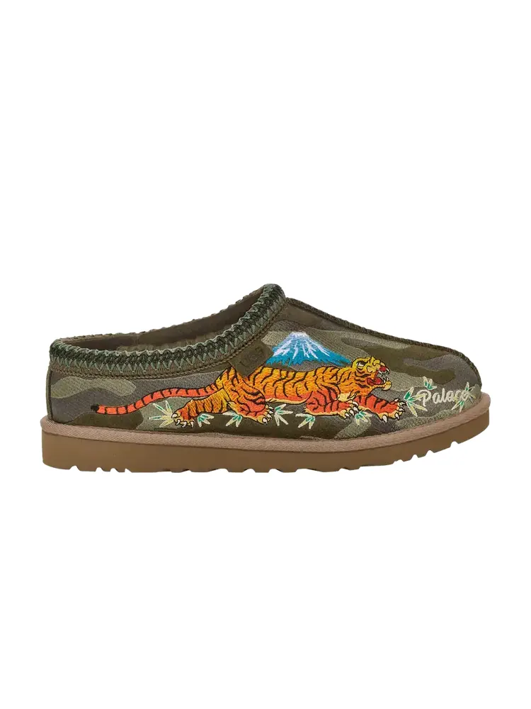 Шлепанцы UGG Palace x Tasman Slipper Burnt Olive Camo — изображение 1 из 1, оливковый