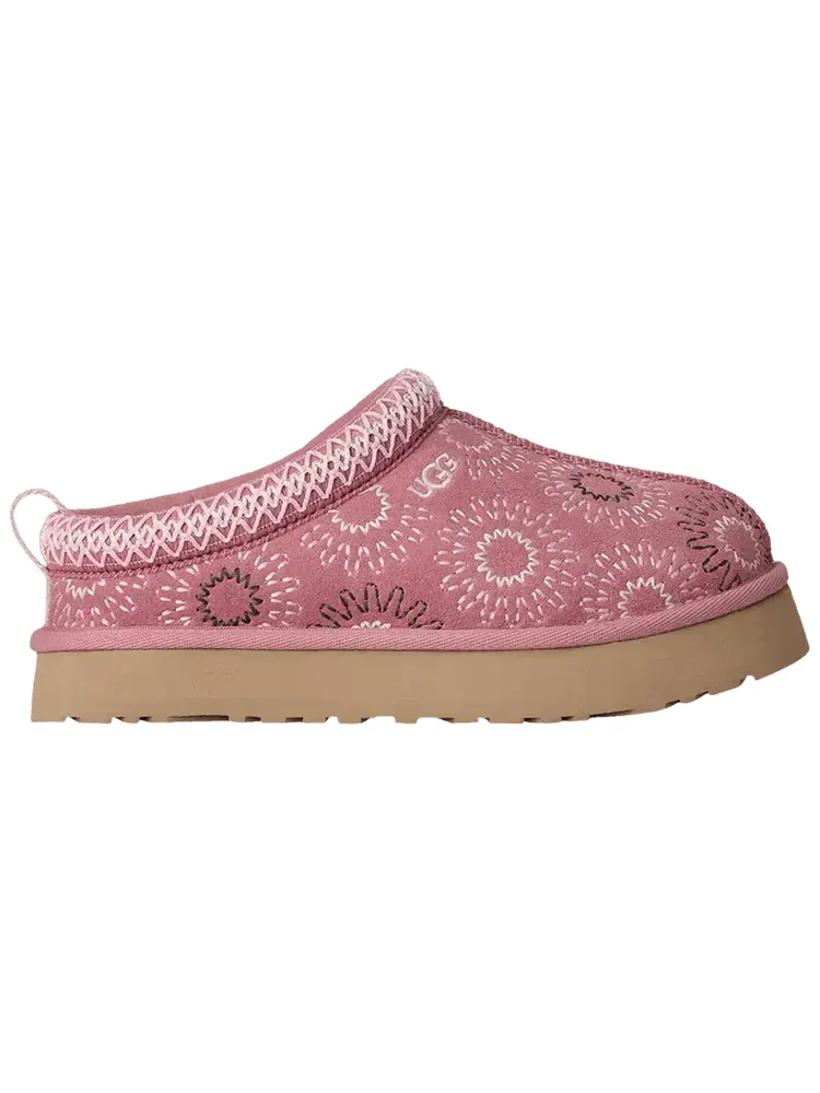 Детские тапочки UGG Tazz Sun Stitch — изображение 1 из 1, розовый