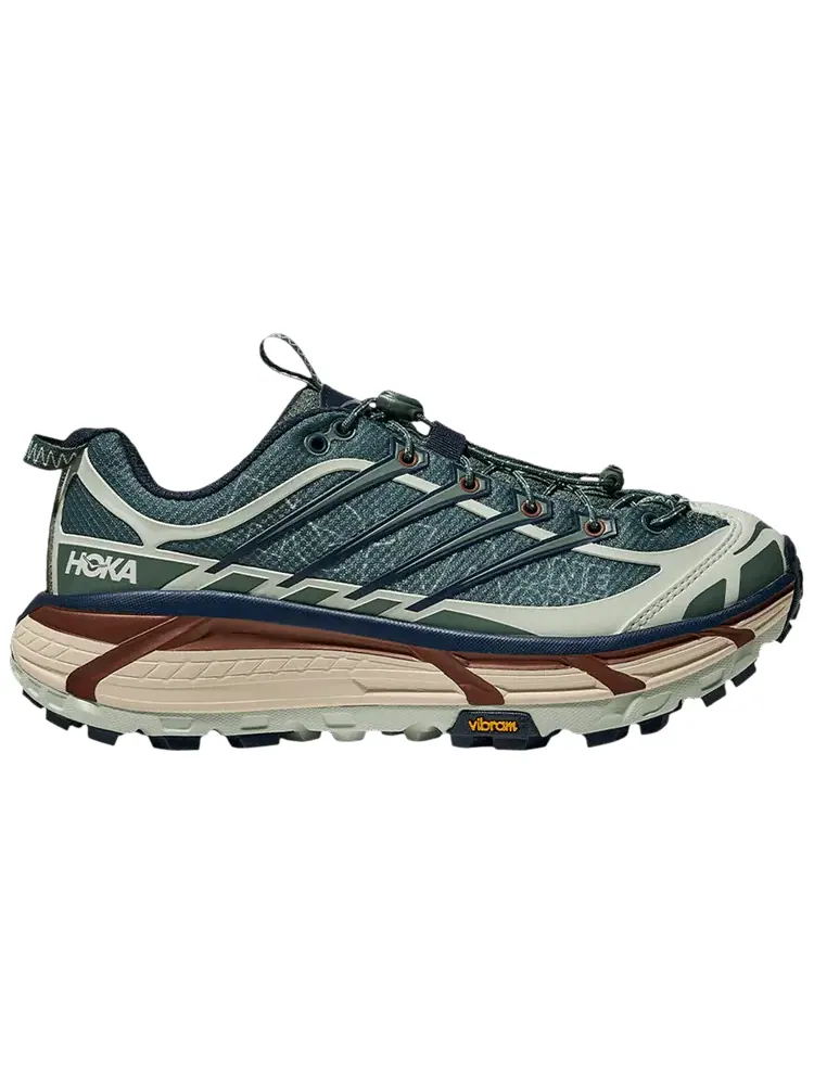 Кроссовки HOKA Mafate Three2 — изображение 1 из 1, зеленый