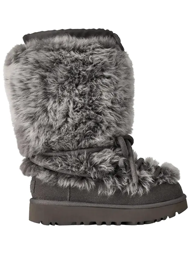 Женские классические высокие сапоги UGG Chalet Boot — изображение 1 из 1, серый
